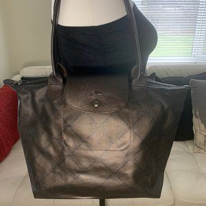 Longchamp 'LM Metal' Shoulder Tote